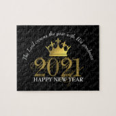 GLÜCKLICHES NEUJAHR | 2021 | Der Herr kront das Ja Puzzle (Horizontal)