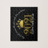 GLÜCKLICHES NEUJAHR | 2021 | Der Herr kront das Ja Puzzle (Vertikal)