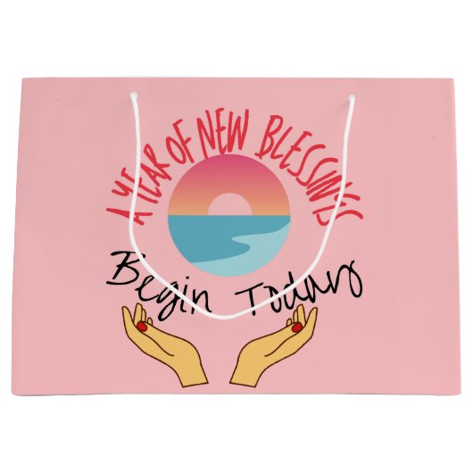 GLÜCKLICHES NEUJAHR 2023 GROßE GESCHENKTÜTE (Vorderseite)