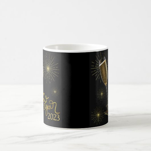 GLÜCKLICHES NEUJAHR 2023 KAFFEETASSE (Mittel)