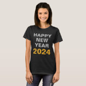 GLÜCKLICHES NEUJAHR 2024 T-Shirt (Vorne ganz)