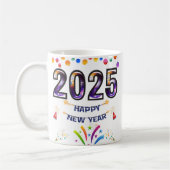 GLÜCKLICHES NEUJAHR 2025 KAFFEETASSE (Links)