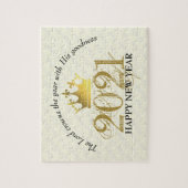 GLÜCKLICHES NEUJAHR | Der Herr kront das Jahr | 20 Puzzle (Vertikal)