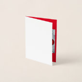 GLÜCKLICHES NEUJAHR FOLIENKARTE (Vorderseite)