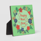 GLÜCKLICHES NEUJAHR FOTOPLATTE (Vorderseite)