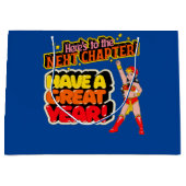 GLÜCKLICHES NEUJAHR GROßE GESCHENKTÜTE (Vorderseite)