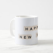GLÜCKLICHES NEUJAHR KAFFEETASSE (Vorderseite Links)