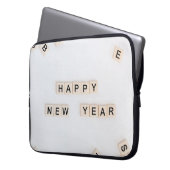 GLÜCKLICHES NEUJAHR LAPTOPSCHUTZHÜLLE (Vorderseite Links)