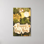 GLÜCKLICHES NEUJAHR LEINWANDDRUCK (Vorderseite)