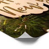 GLÜCKLICHES NEUJAHR POSTER (Ecke)