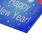 GLÜCKLICHES NEUJAHR SCHNEIDEBRETT (Ecke)