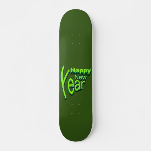 GLÜCKLICHES NEUJAHR SKATEBOARD (Vorne)