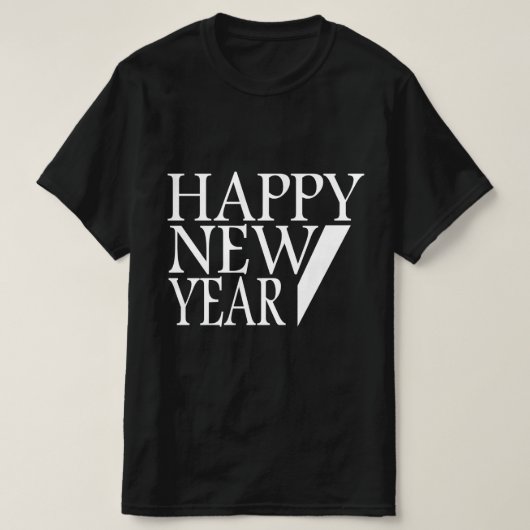 GLÜCKLICHES NEUJAHR T-Shirt (Design vorne)