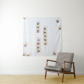 GLÜCKLICHES NEUJAHR WANDTEPPICH (Beispiel (Horizontal))