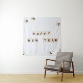 GLÜCKLICHES NEUJAHR WANDTEPPICH (Beispiel)