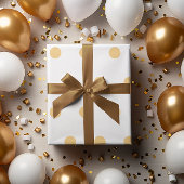 Glückliches Neujahrsgold Geschenkpapier