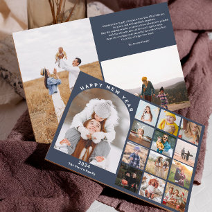 Glückliches Neujahrsjahr im Überblick 15 Fotos bla Feiertagskarte