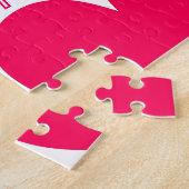 Glückliches niedliches Puzzlespiel des Valentines Puzzle (Seite)