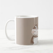 Glückliches Nilpferd Kaffeetasse (Links)