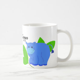 Glückliches Nilpferd Kaffeetasse