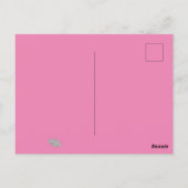 Glückliches Nilpferd Postkarte (Rückseite)