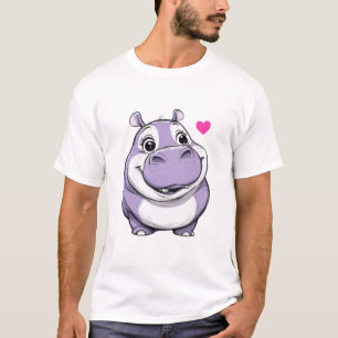 Glückliches Nilpferd T-Shirt
