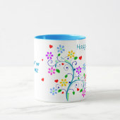 Glückliches Nowruz das persische neue Jahr, helles Tasse (Zentrum)