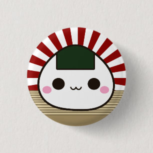 Glückliches Onigiri Button