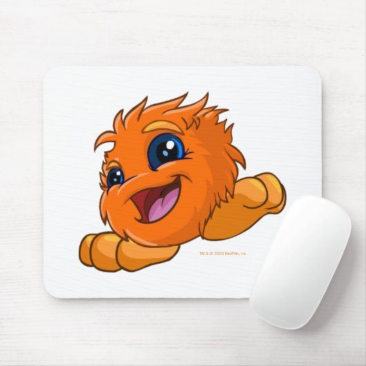 Glückliches orange JubJub Mousepad (Mit Mouse)
