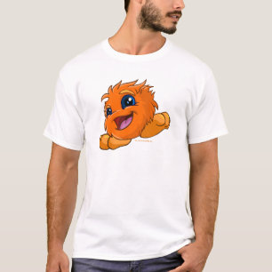 Glückliches orange JubJub T-Shirt