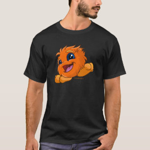 Glückliches orange JubJub T-Shirt