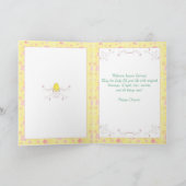 Glückliches Ostara - frühlingshaftes Äquinoktikum Karte (Innenseite)