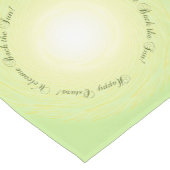 Glückliches Ostara! Willkommen zurück der Sun! Kurzer Tischläufer (Ecke)