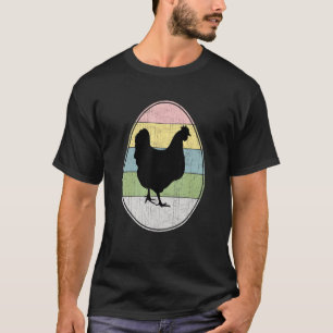Glückliches Osterei Huhn Grafik Ostertag Küken T-Shirt