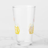 Glückliches Osterhasen-Glas Glas (Links)