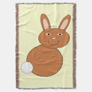 Glückliches Osterhasen-Wurfdecke Decke
