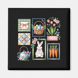 Glückliches Ostern-Hasen-Ei für Kinder Junge Mädch Magnet