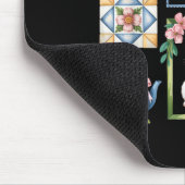 Glückliches Ostern-Hasen-Ei für Kinder Junge Mädch Mousepad (Ecke)