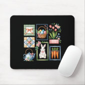 Glückliches Ostern-Hasen-Ei für Kinder Junge Mädch Mousepad (Mit Mouse)