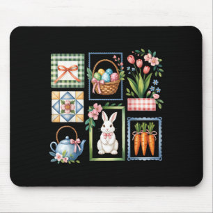 Glückliches Ostern-Hasen-Ei für Kinder Junge Mädch Mousepad