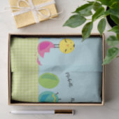 Glückliches Ostern-Küken addieren Namen Seidenpapier (Geschenk)