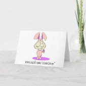 Glückliches Ostern-Meisterstück Lil Ralphie Feiertagskarte (Rückseite)