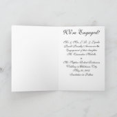 Glückliches Paar Ankündigung (Innenseite)