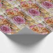 Glückliches Packpapier der Mutter Tages (Ecke)