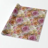 Glückliches Packpapier der Mutter Tages (Ungerollt)