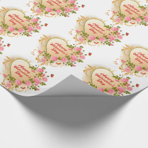 Glückliches Packpapier des Valentinstag-2