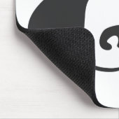 Glückliches Panda-Gesicht Mousepad (Ecke)