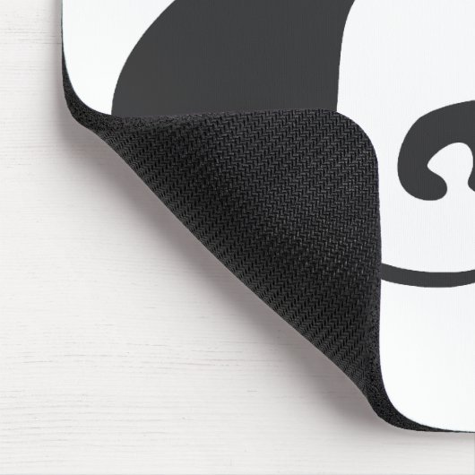 Glückliches Panda-Gesicht Mousepad (Ecke)