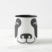 Glückliches Panda-Gesicht Tasse (Zentrum)