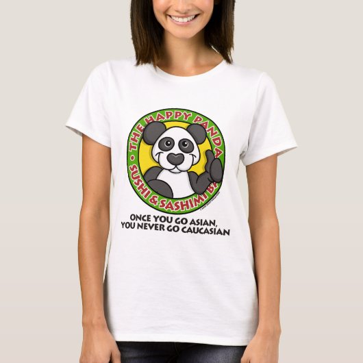 Glückliches Panda-Shirt 3 T-Shirt (Vorderseite)